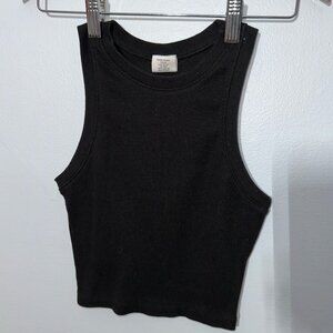 Tilly's black high-neck tank top